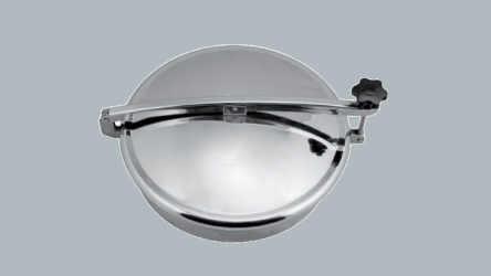 Люк AISI 304/EPDM 6006 овальный H=60х6 310х445 NIOB