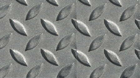 Лист рифленый (чечевица) г/к AISI 304/304L (1.4301/1.4307) 5х1000х2000